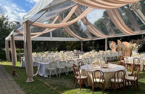 40 x 60 clear top ourdoor wedding tent